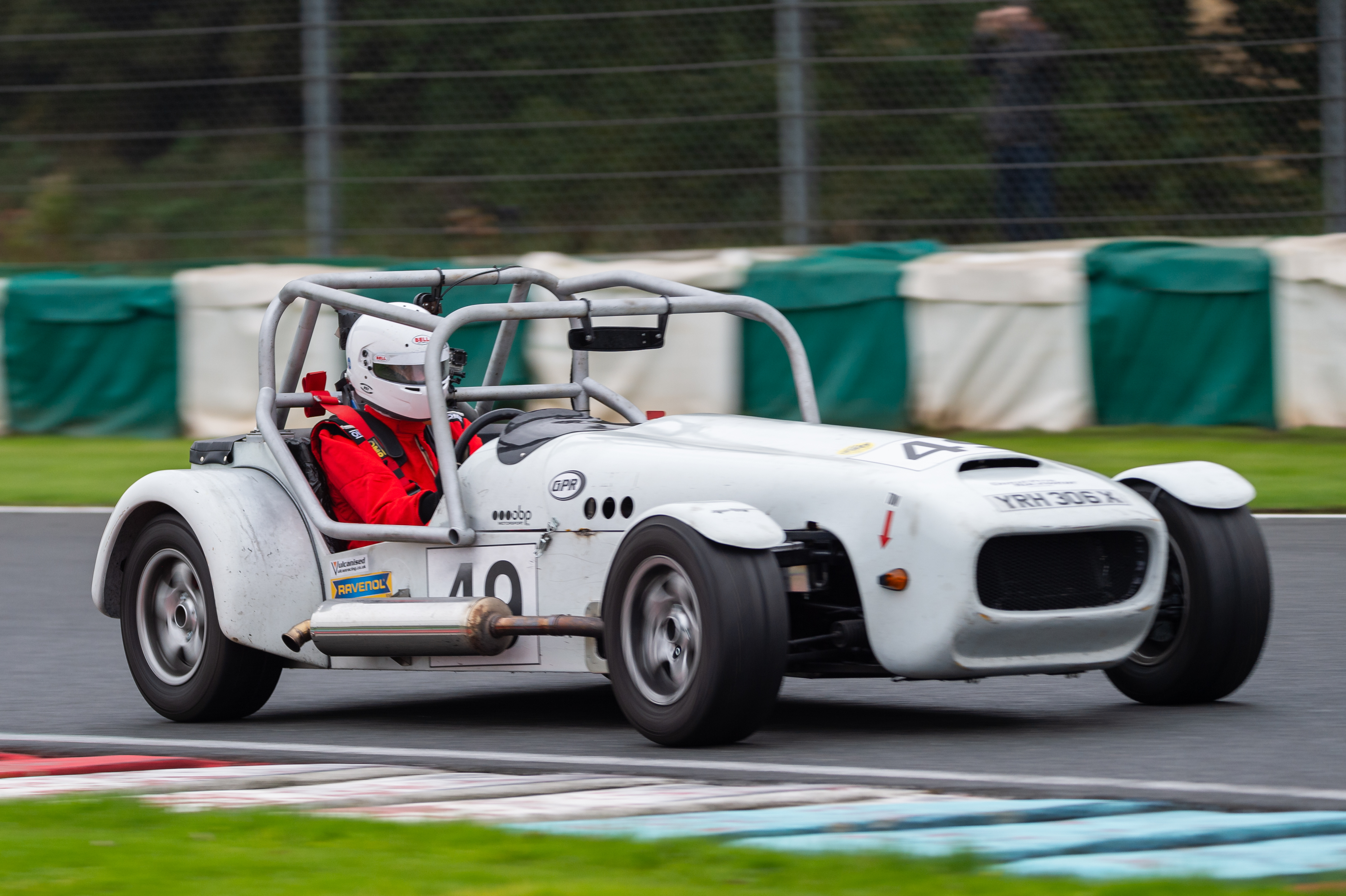 Car on Track at Mallory Park October 2024